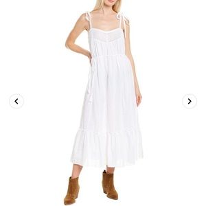 Rebecca Taylor LA VIE KELSEY CLIP TANK midi DRESS, size large.